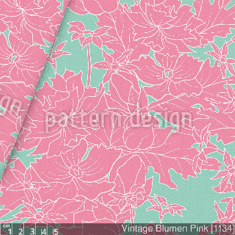 Vintage Blumen Pink