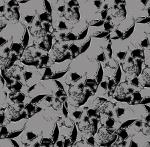 Design - skull extrem - by RiniGini, read more about this textile design