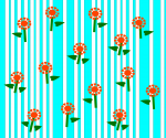 Stoff-Design - streifenblumen - von BS Gallery, zur Detailansicht für dieses Stoff-Design Design - streifenblumen - by BS Gallery, read more about this textile design