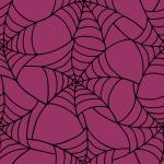 Design - Spiderweb carmine (big) - by Zebraspider, read more about this textile design