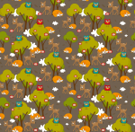 Stoff-Design - appletrees - von mk-designs, zur Detailansicht für dieses Stoff-Design Design - appletrees - by mk-designs, read more about this textile design
