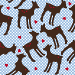 Stoff-Design - Los Kitzellos {blue} - von ღ Chicci Chicci ღ © by C.Gabor, zur Detailansicht für dieses Stoff-Design Design - Los Kitzellos {blue} - by ღ Chicci Chicci ღ © by C.Gabor, read more about this textile design