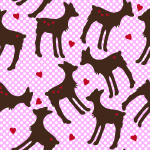 Design - Los Kitzellos {rosé} - by ღ Chicci Chicci ღ © by C.Gabor, read more about this textile design