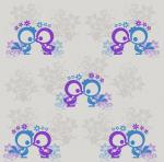 Design - Quarki in Love - by BunteKiste, read more about this textile design