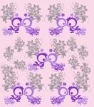 Design - lila Quarki in Love - by BunteKiste, read more about this textile design