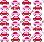 Design - Car Love inspired by C.Gabor - by Wilma Stoffheimer, read more about this textile design
