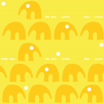 Design - Nasenelefanten - by ELTERN, read more about this textile design