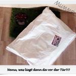 Nanu, was liegt denn da vor der Tür?