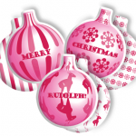 Weihnachtliche Kissen zum Wenden auf Wunsch auch mit individueller Beschriftung