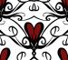Design - "Love Hearts" white - by via-creativity, read more about this textile design