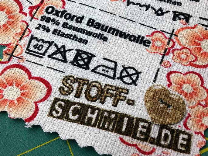 Oxford Baumwolle - Hemden Stoff der Königklsse - auch für Jacken und Hosen selbst bedrucken