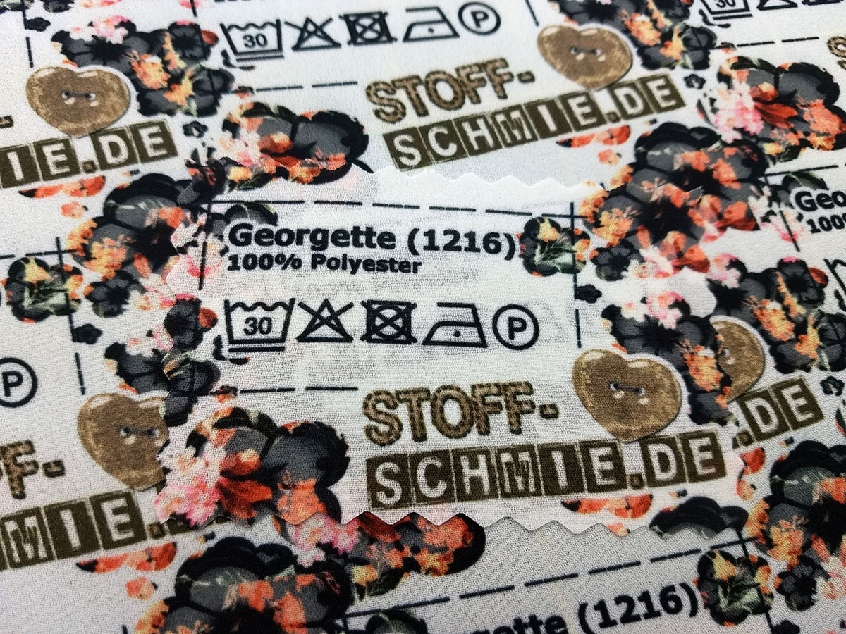 Georgette Textildruck