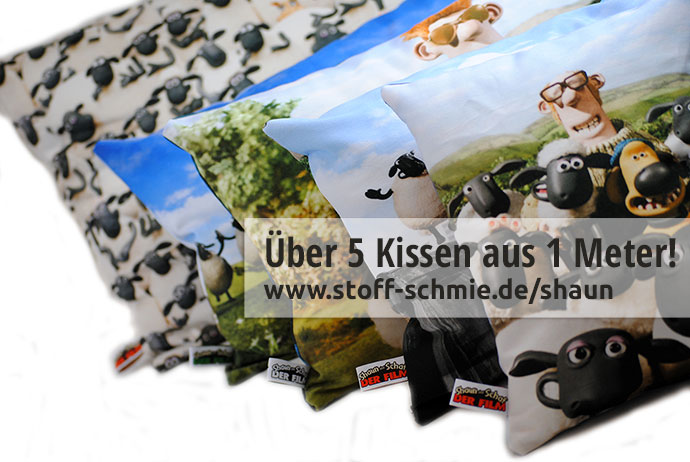 Kissenschlacht mit Shaun das Schaf