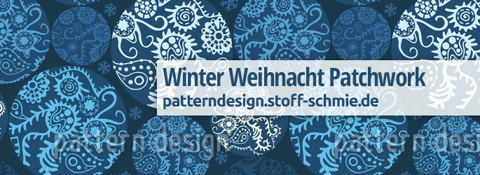 Winter Weihnacht Patchwork Stoff