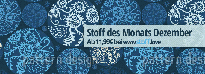 Stoff des Monats Dezember ab 11.99€ bei www.stoff.love