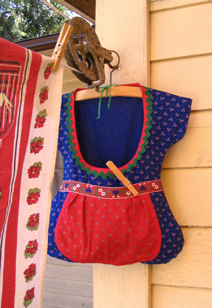 Dirndl Wäscheklammer Tasche von Hannah