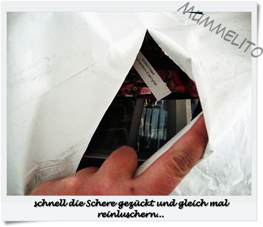 Schnell die Schere gezückt und gleich mal reinluschern. Schnell die Schere gezückt und gleich mal reinluschern.