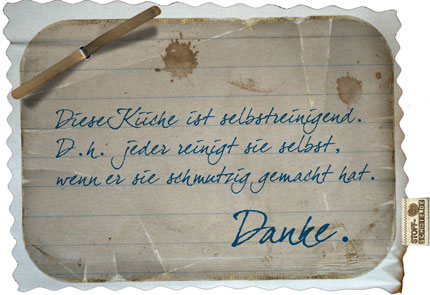 Küchentuch für jede Büroküche bestens geeignet.