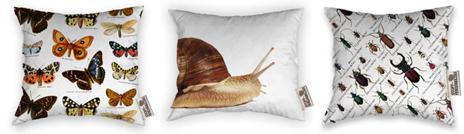 Kissen aus Wald und Wiese