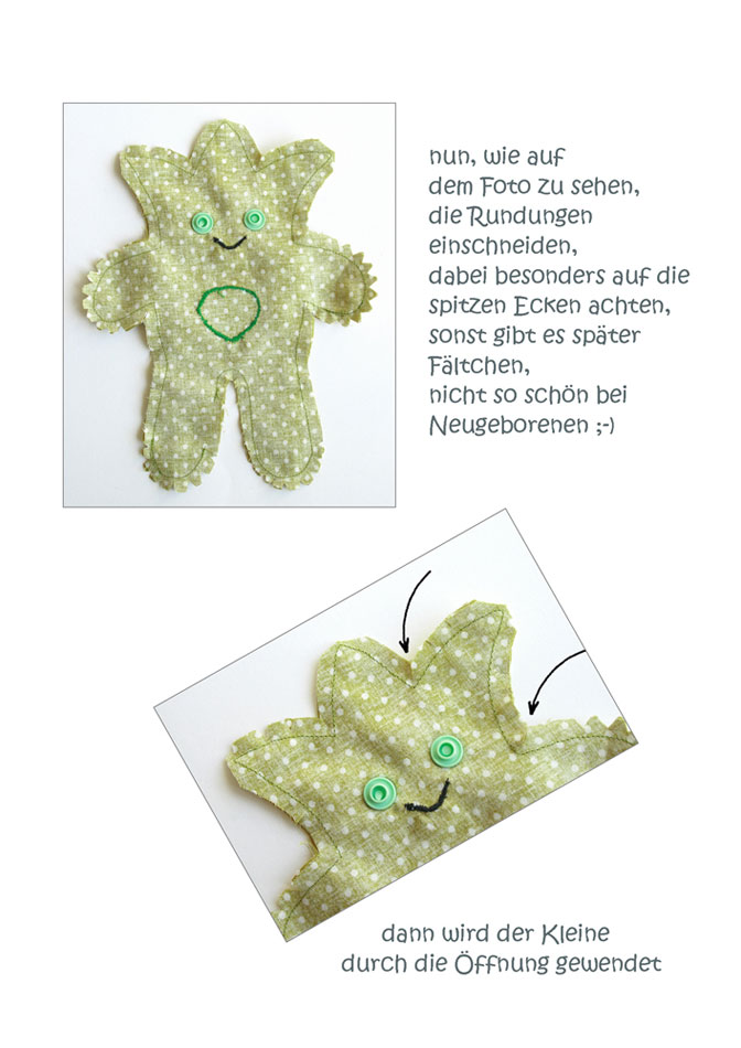 Trick gegen Fältchen - Rundungen einschneiden