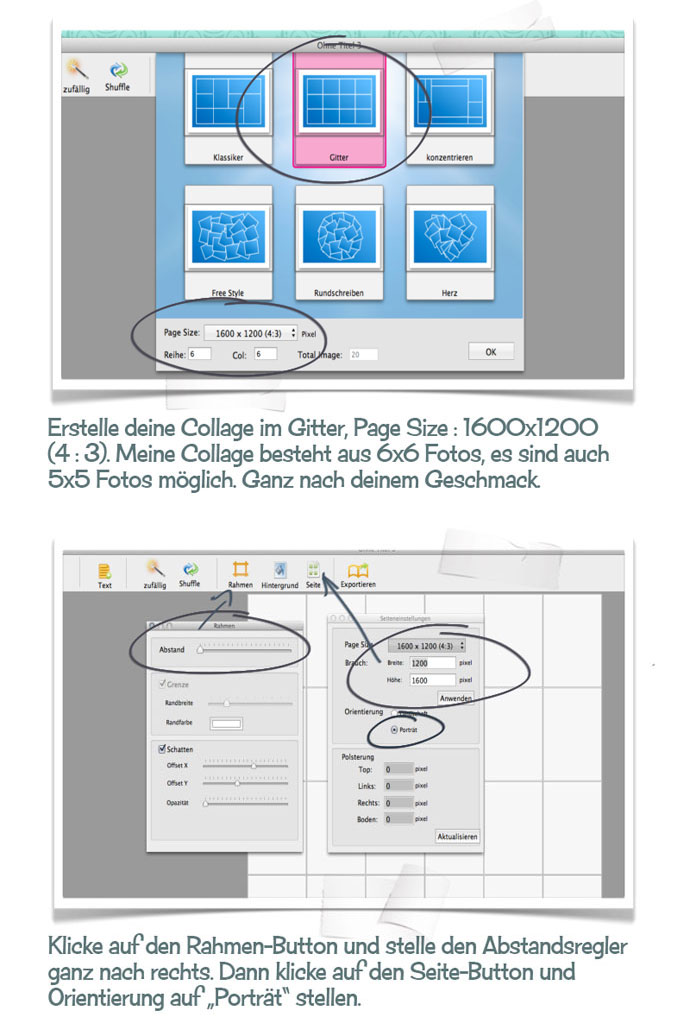 So funktioniert der Collage-Maker.