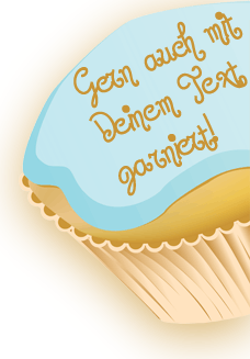 Garniere Dein Cupcake einfach selber.