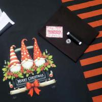 Bedruckter Stoff kreativ verarbeitet - hier im Bild - beigetragen von Stoff-Schmie.de