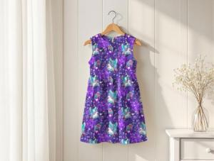 Bedruckter Stoff kreativ verarbeitet - hier im Bild - beigetragen von Stoff-Schmie.de