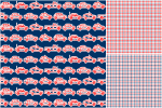 Fabric-Design - Car Patchwork
