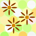 Design - sunflowers of ´13 - by mipamias, read more about this textile design