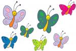 Design - Kiddies Butterfly - by Jennifer Göttsche, read more about this textile design