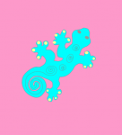 Design - Gecko! - by Mandana, read more about this textile design