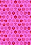 Design - Pink apple - by karofaktum, read more about this textile design