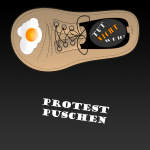 Stoff-Design - Mini Protestpuschen - von Martina Hertel auf www.Stoff-Schmie.de
