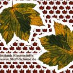 Herbstblatt als Dekokissen