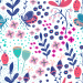 Design - Floral Butterflies - by Tessa Rath, read more about this textile design