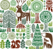 Design - forest  - by dennisthebadger, read more about this textile design