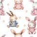 Design - Sleepyhead Watercolor Dreams - XL - by Stoff-Schmie.de, read more about this textile design