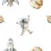 Design - Astronaut Watercolor Dreams - XS - by Stoff-Schmie.de, read more about this textile design