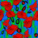 Design - Roter Mohn - by BS Gallery, read more about this textile design