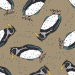 Design - Pinguin braun - by Lila-Lotta, read more about this textile design