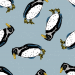 Design - Pinguin gris - by Lila-Lotta, read more about this textile design