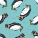 Design - Pinguin mint - by Lila-Lotta, read more about this textile design