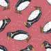 Design - Pinguin rose - by Lila-Lotta, read more about this textile design