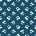 Design - Sweet Peppy Cherry Love simply blue - by Lila-Lotta, read more about this textile design