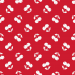 Design - Sweet Peppy Cherry Love simply red - by Lila-Lotta, read more about this textile design