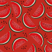 Design - watermelon slices red - by Lila-Lotta, read more about this textile design