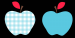 Design - Blue Apple - by Justynada, read more about this textile design