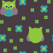 Design - Owls and Flowers - by coyolxa, read more about this textile design