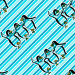 Design - Streifen Pinguine - by Lieblingsstoff, read more about this textile design